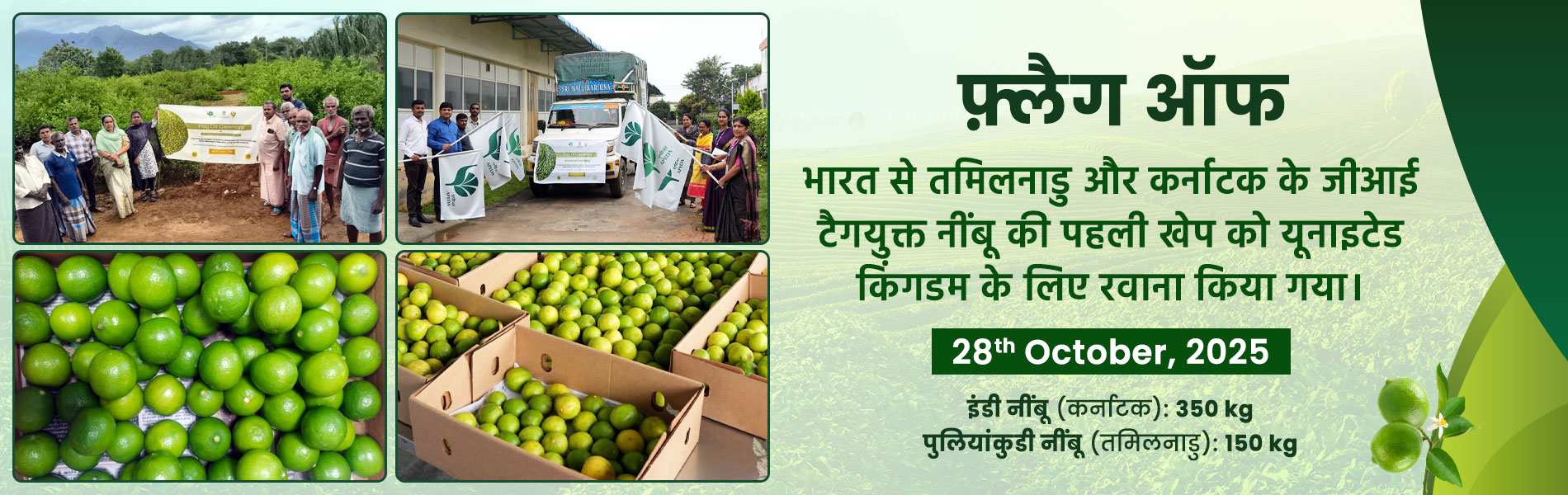 Lime Flagoff Tamil Nadu