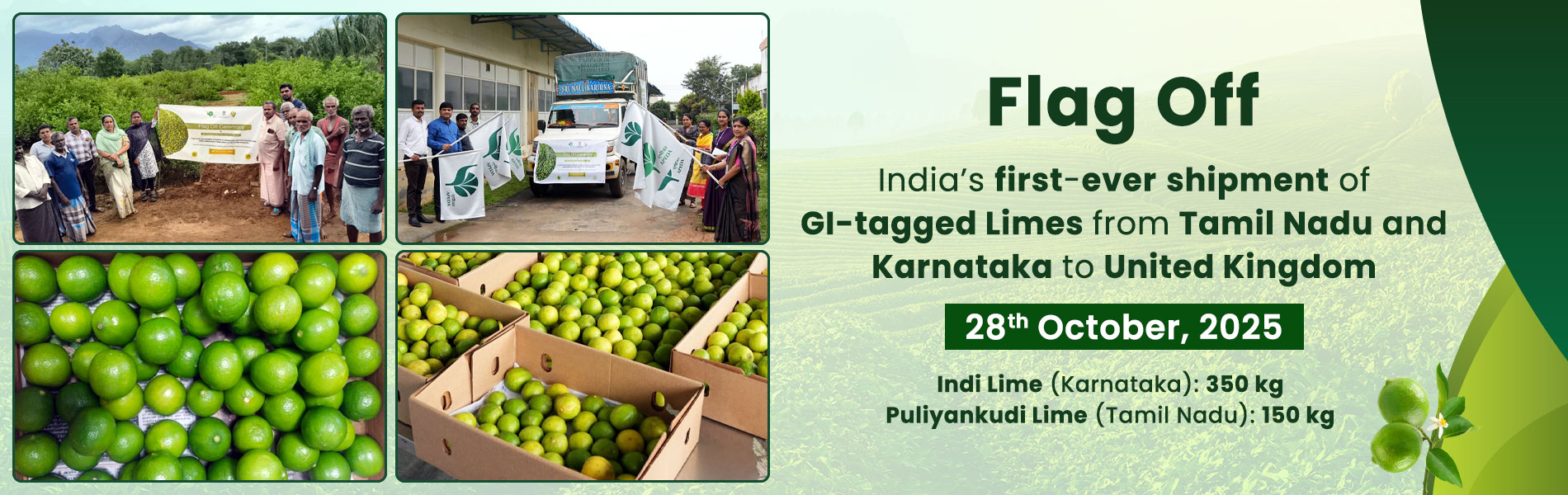 Lime Flagoff Tamil Nadu