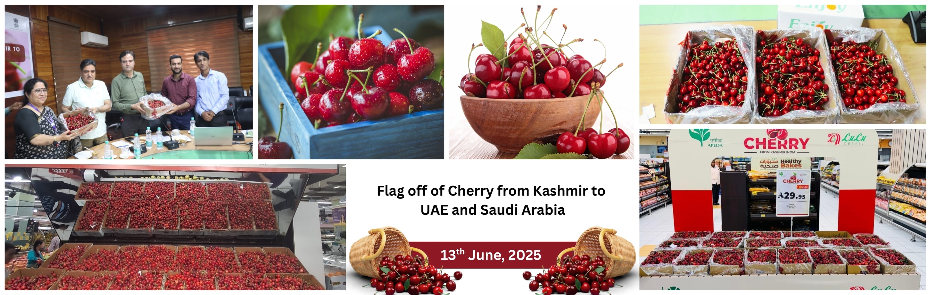 Flag off Cherry Kashmir